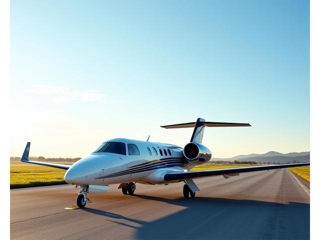 Light Jet exterior at sunset