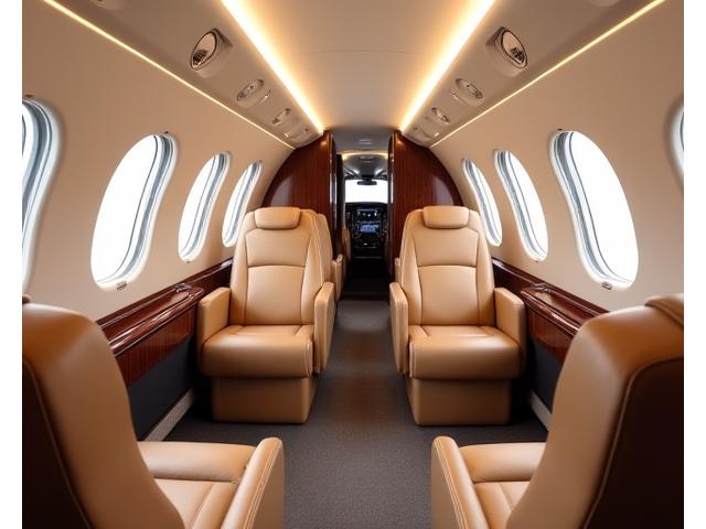 Midsize Jet executive interior